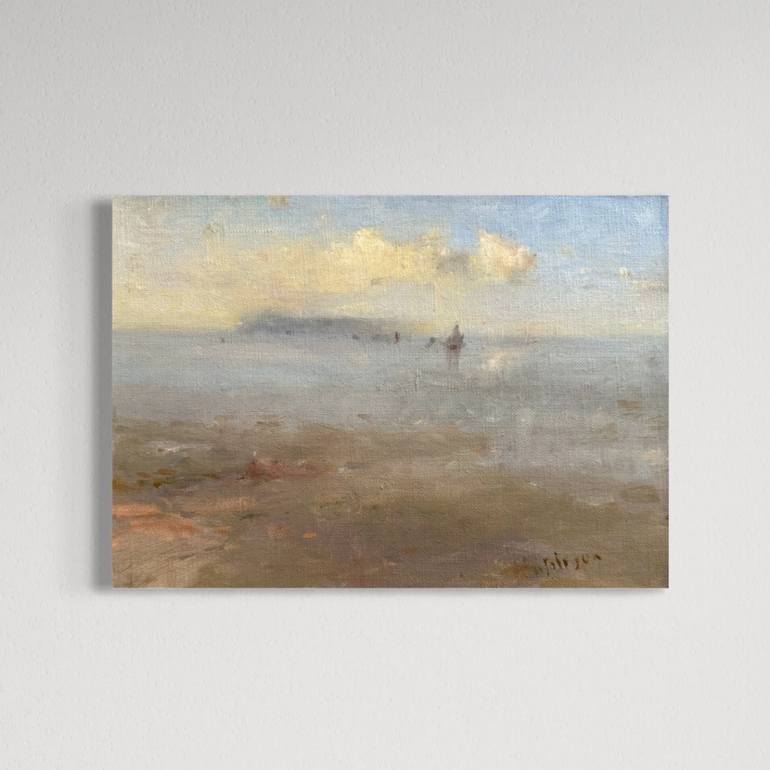 Original Impressionism Seascape Painting by Karen Darbinyan