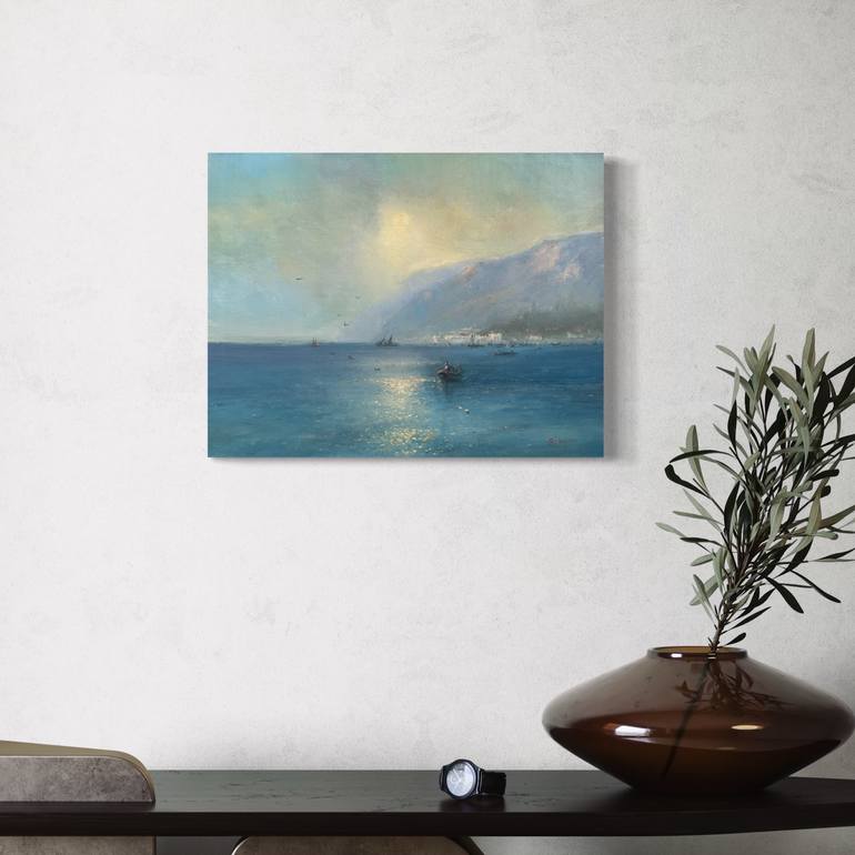 Original Impressionism Seascape Painting by Karen Darbinyan