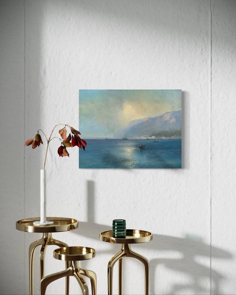 Original Impressionism Seascape Painting by Karen Darbinyan