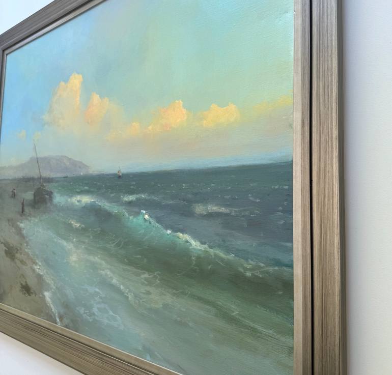 Original Impressionism Seascape Painting by Karen Darbinyan