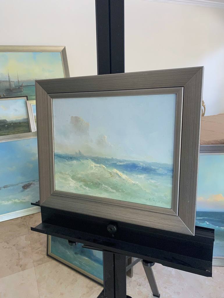 Original Fine Art Seascape Painting by Karen Darbinyan