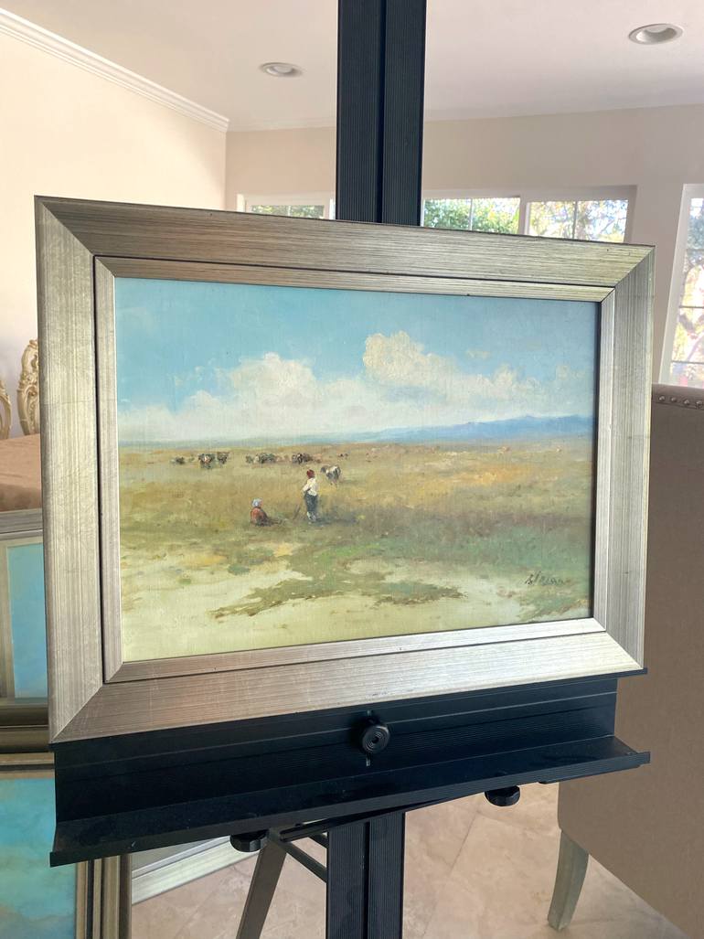 Original Impressionism Landscape Painting by Karen Darbinyan