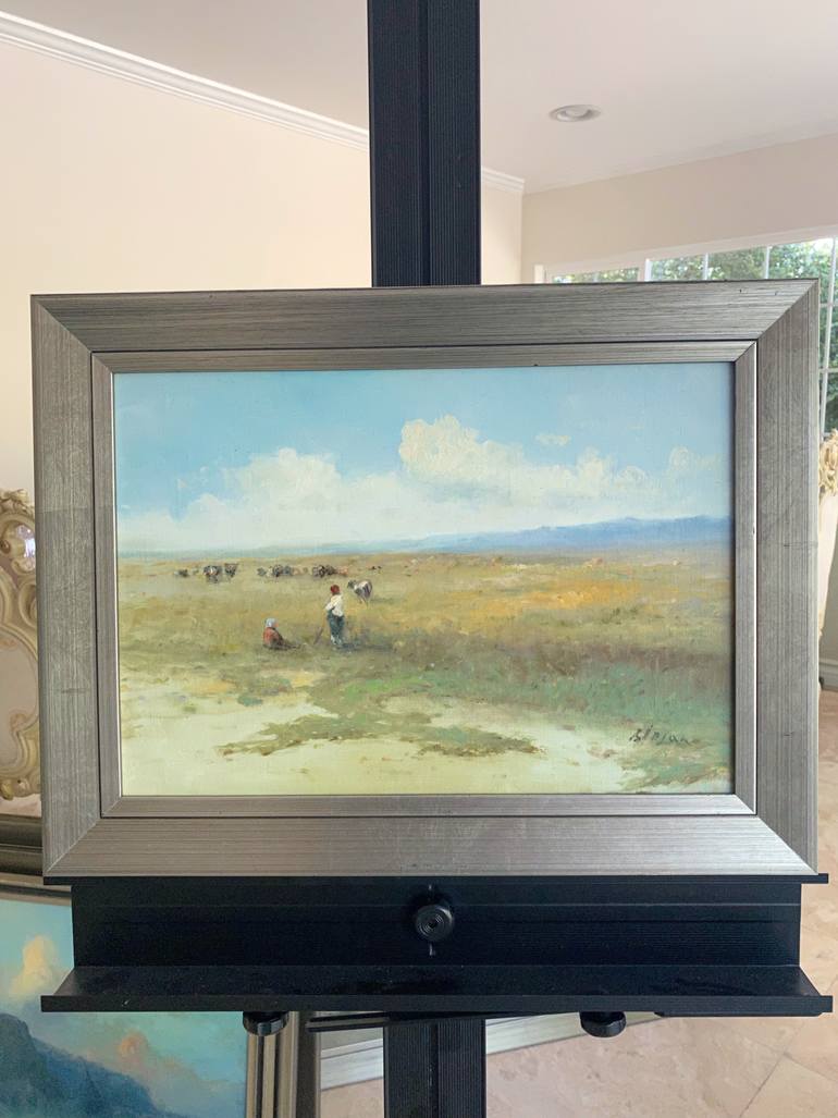 Original Impressionism Landscape Painting by Karen Darbinyan