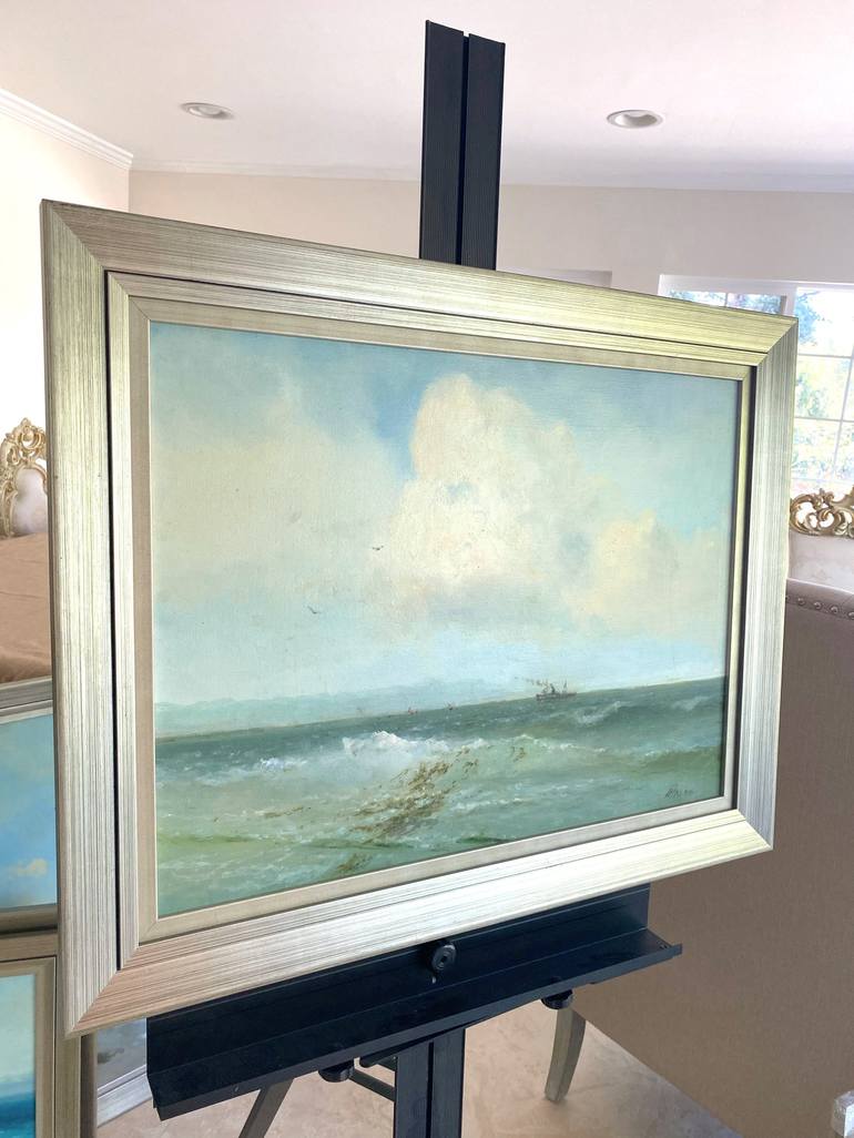 Original Fine Art Seascape Painting by Karen Darbinyan