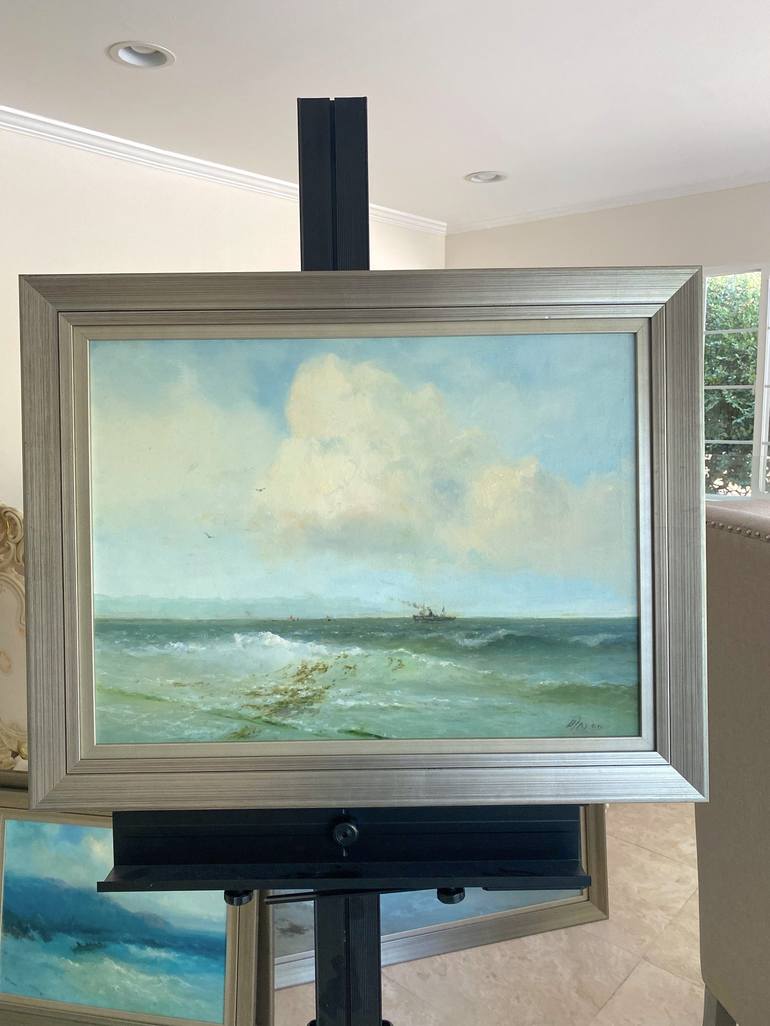 Original Fine Art Seascape Painting by Karen Darbinyan