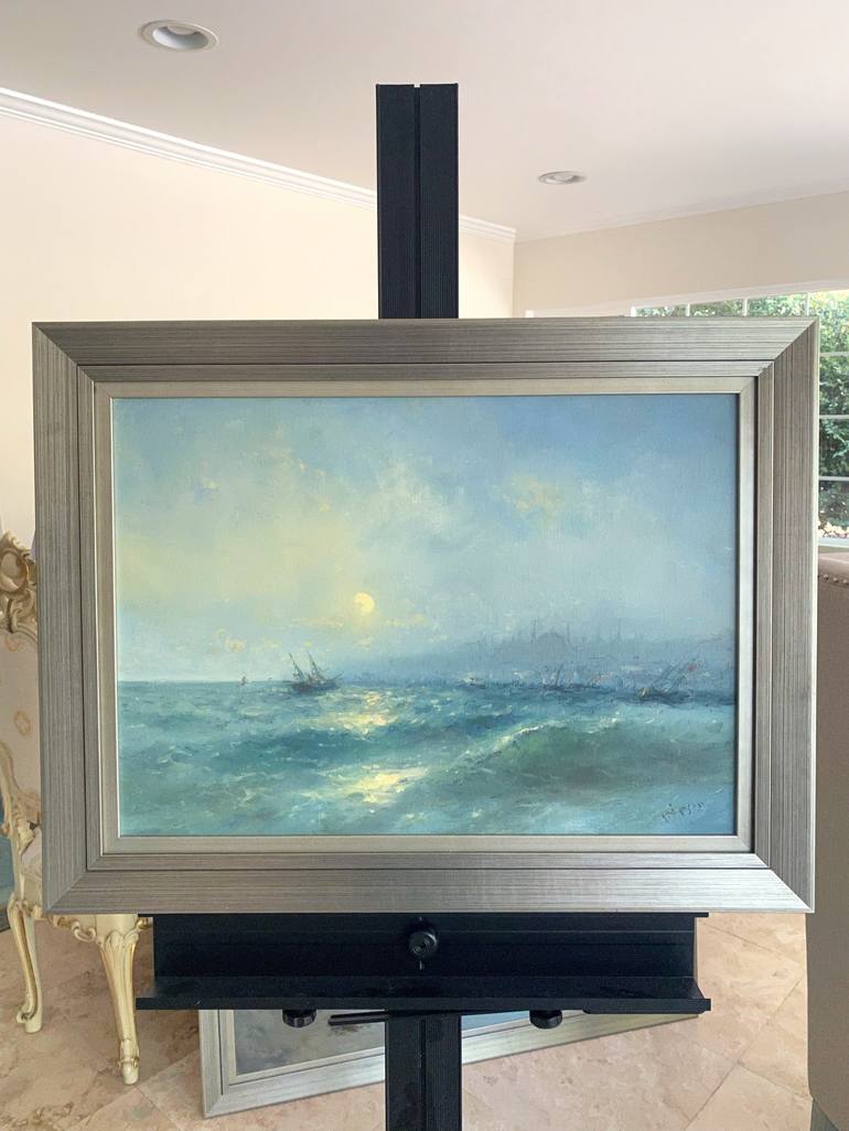 Original Fine Art Seascape Painting by Karen Darbinyan