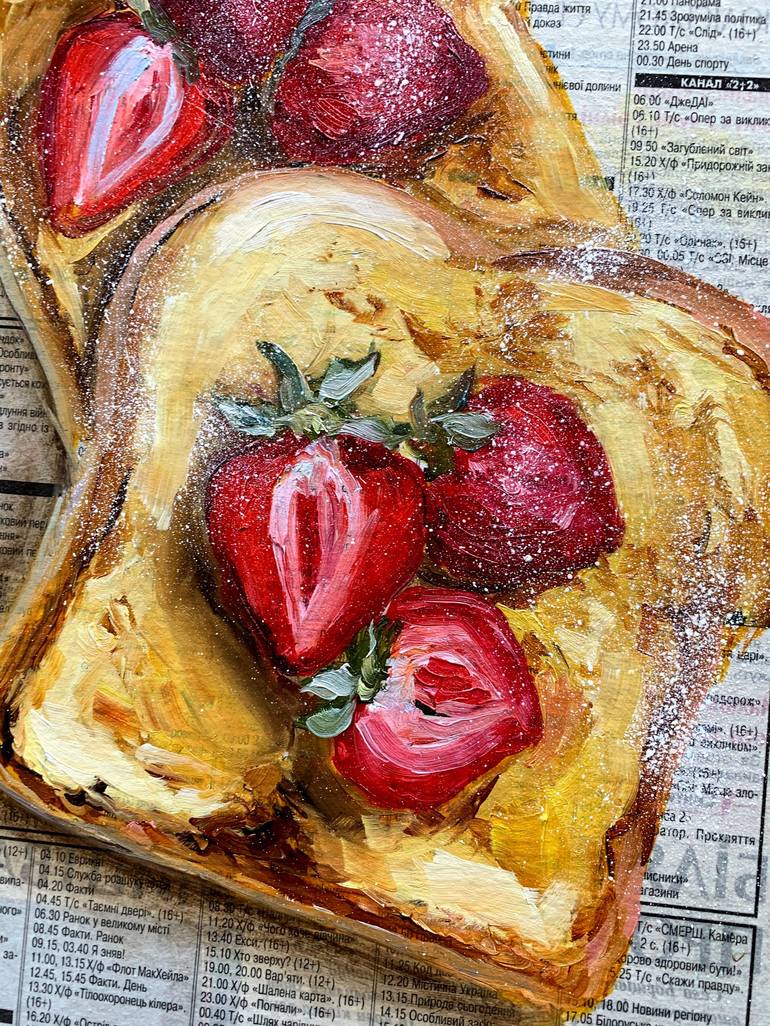 Original Art Deco Food Painting by Juli Stankevych