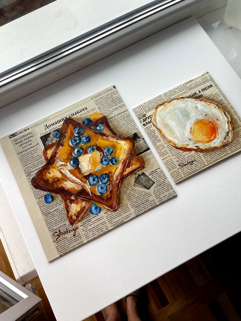 Original Pop Art Still Life Painting by Juli Stankevych