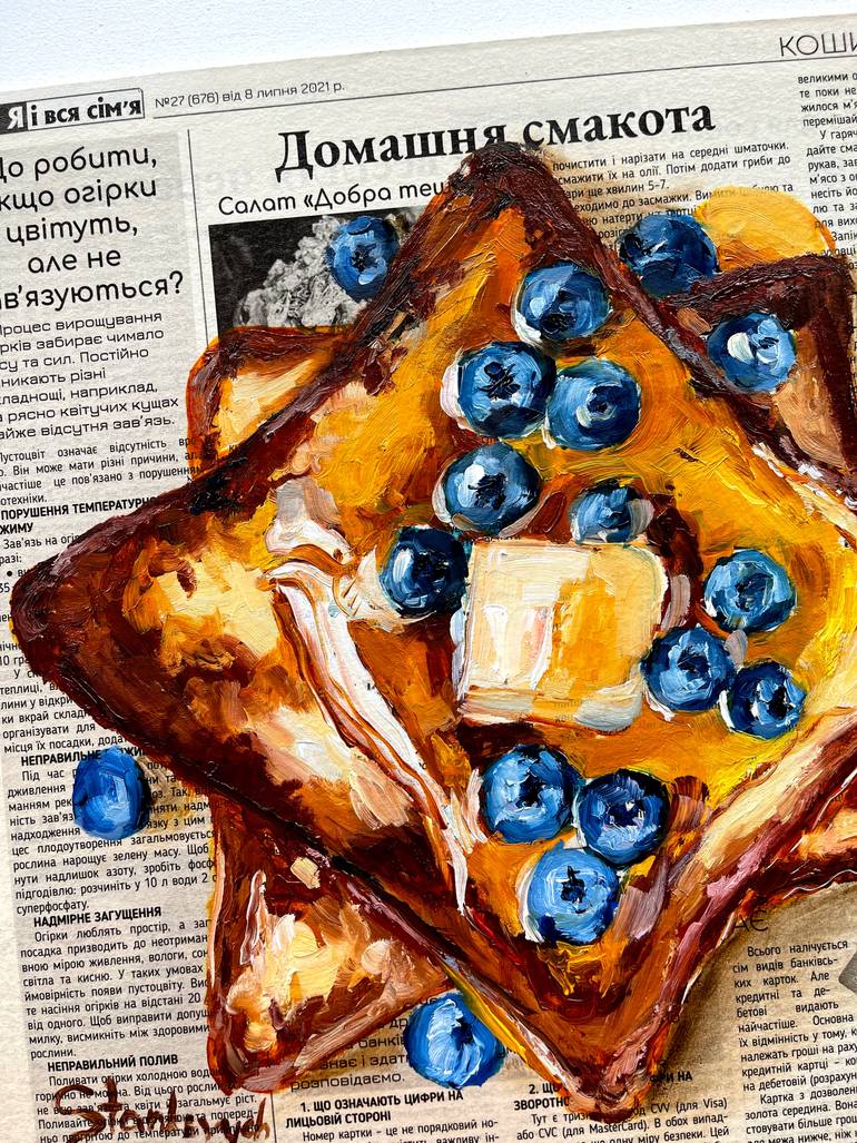 Original Pop Art Still Life Painting by Juli Stankevych