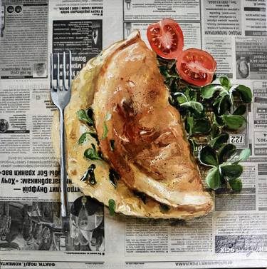 Omelette on Newspaper thumb
