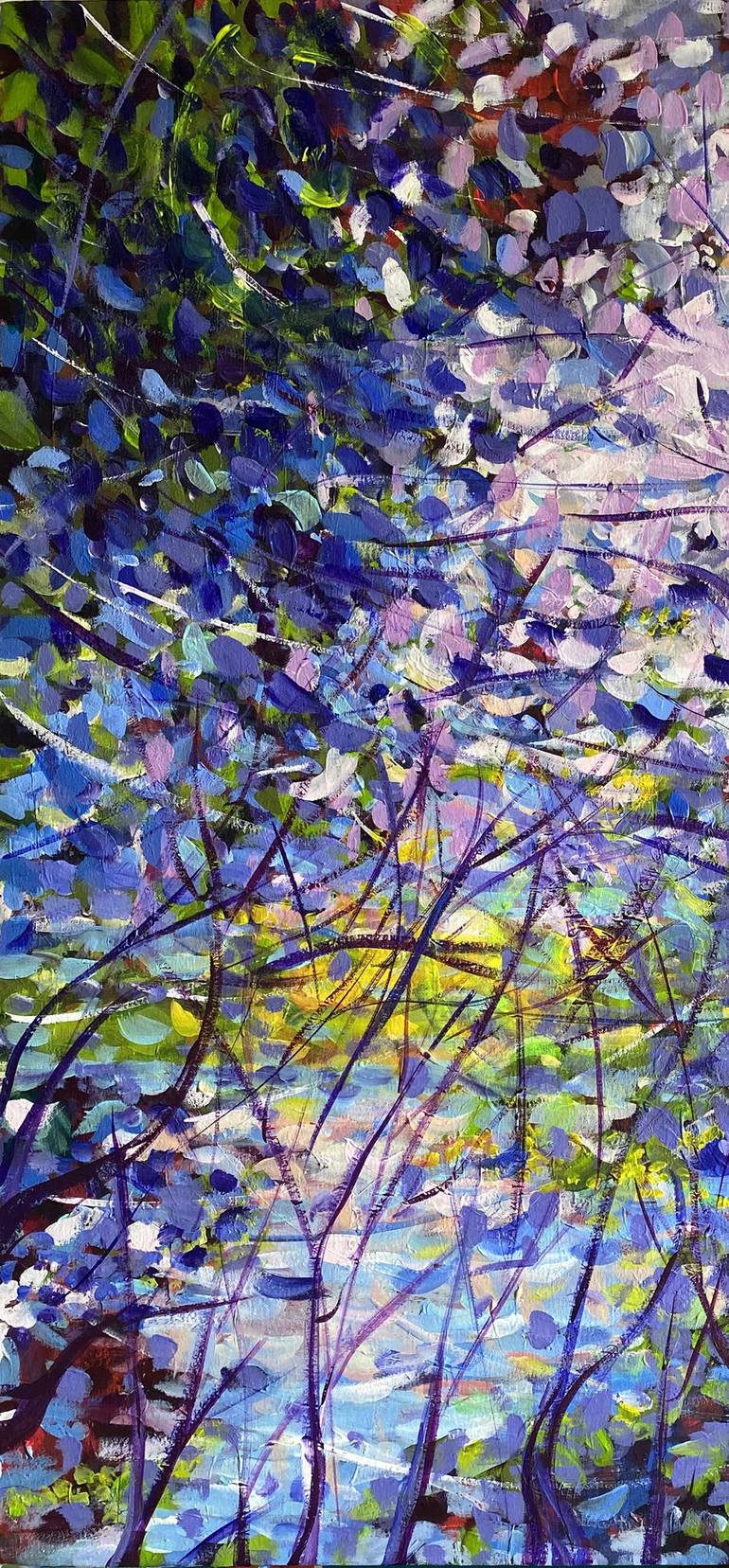 Original Abstract Nature Painting by Anna Basiladze