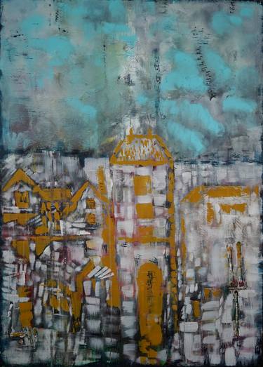 Print of Abstract Expressionism Cities Paintings by Solcan Adrian