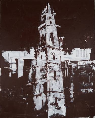 Print of Abstract Expressionism Architecture Paintings by Solcan Adrian
