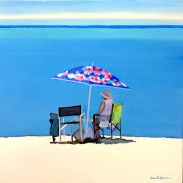 Original Beach Painting by Ann Sullivan