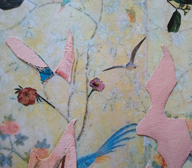 Original Surrealism Nature Painting by Rosalind Bloom