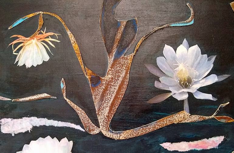 Original Abstract Nature Painting by Rosalind Bloom