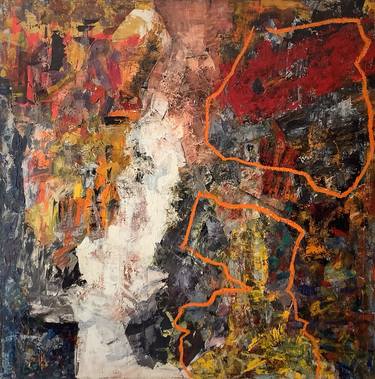Original Abstract Expressionism Abstract Paintings by Sandra Texier