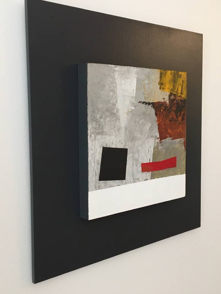 Original Geometric Abstraction Abstract Painting by Sandra Texier