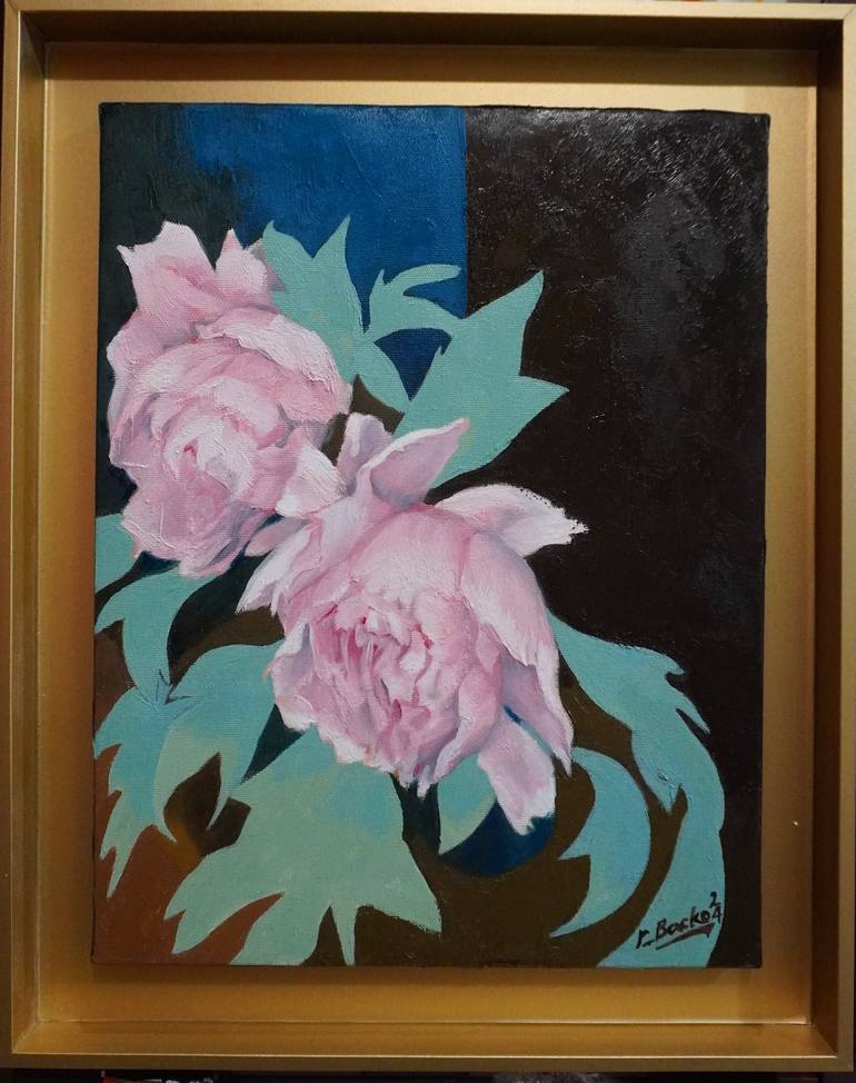 Original Contemporary Floral Paintings by Ratko Backo