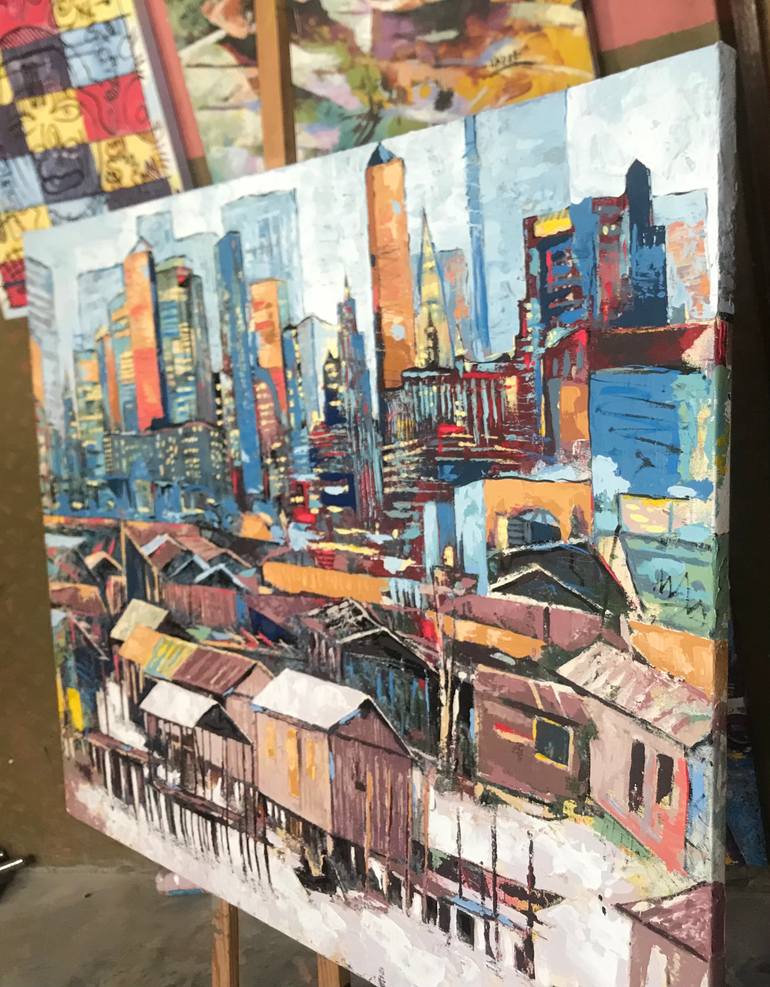 Original Other Abstract Painting by Akpet Nyambi