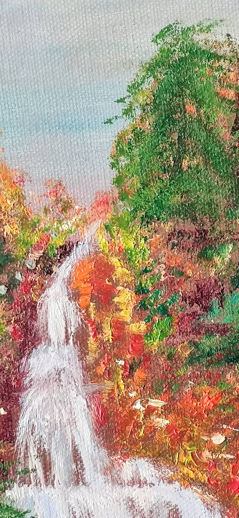 Original Abstract Landscape Painting by Olga Shin