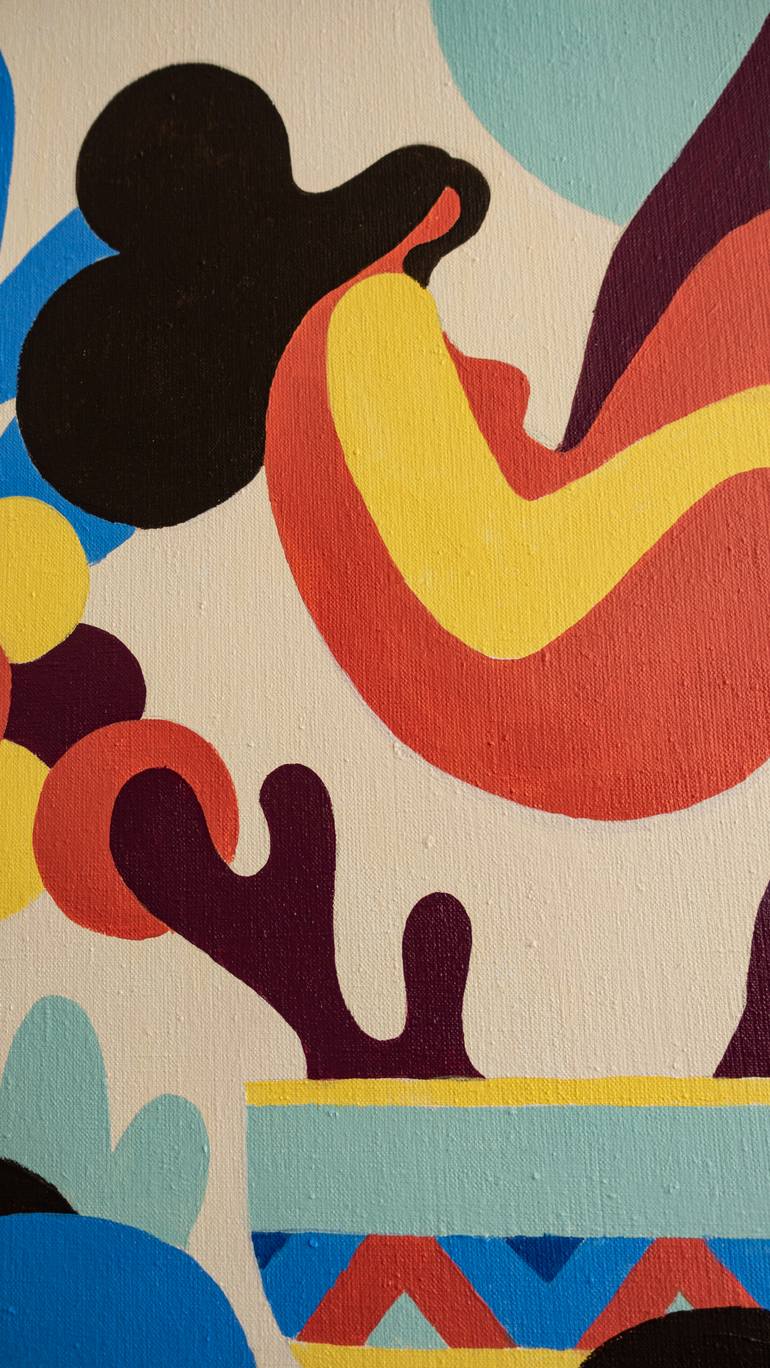 Original Abstract Nature Painting by Sergei Dragunov