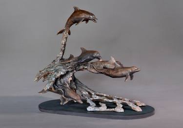 Original Realism Animal Sculpture by Barry Jackson