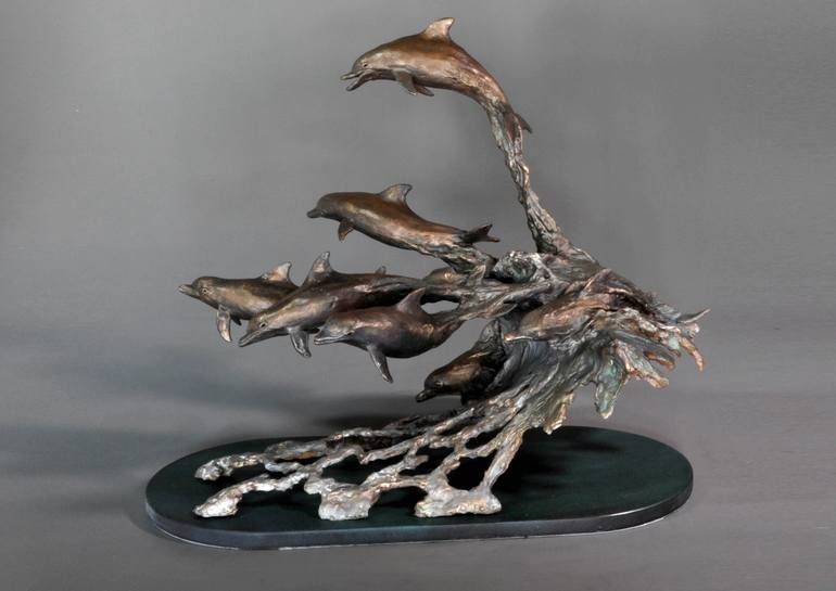 Original Realism Animal Sculpture by Barry Jackson