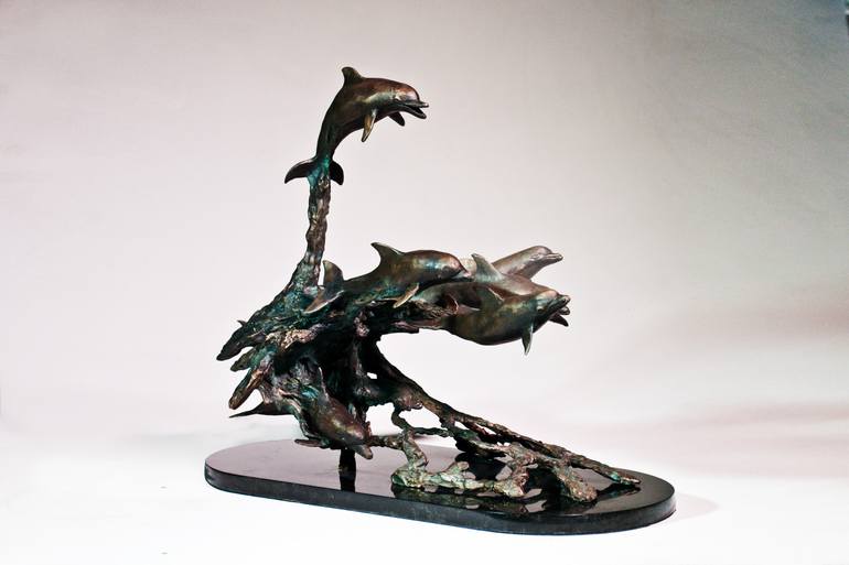 Original Realism Animal Sculpture by Barry Jackson