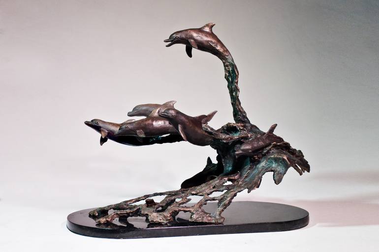 Original Realism Animal Sculpture by Barry Jackson