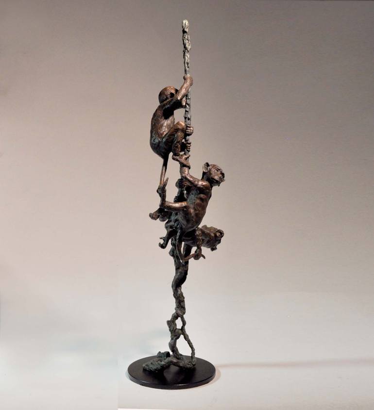 Original Realism Animal Sculpture by Barry Jackson
