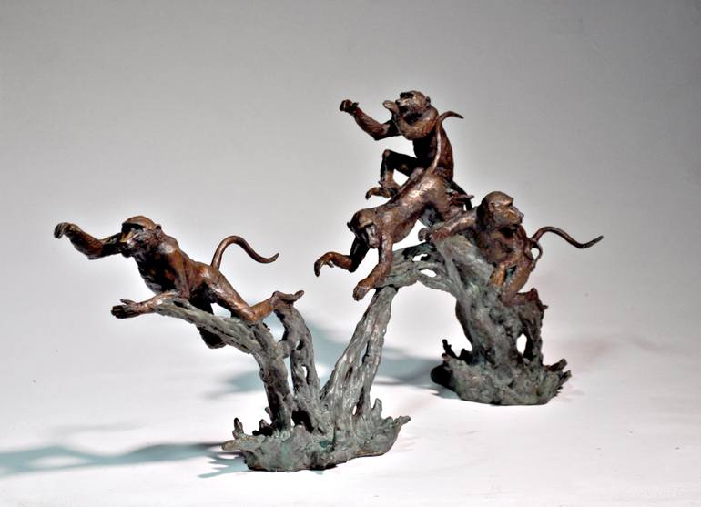 Original Realism Animal Sculpture by Barry Jackson