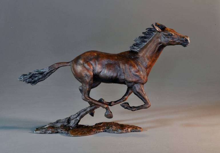 Original Realism Horse Sculpture by Barry Jackson