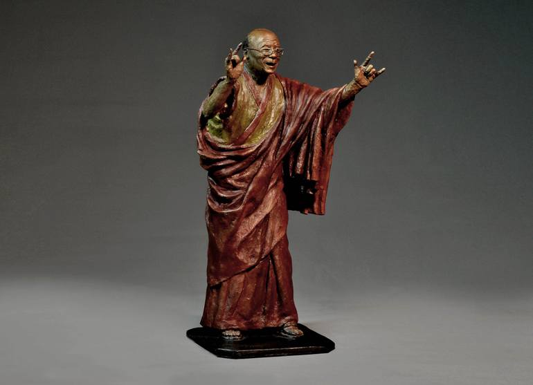 Original Figurative Pop Culture/Celebrity Sculpture by Barry Jackson