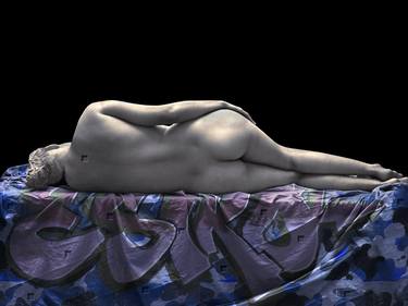 Original Fine Art Nude Mixed Media by Georges DUMAS