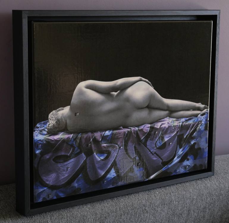 Original Contemporary Nude Mixed Media by Georges DUMAS