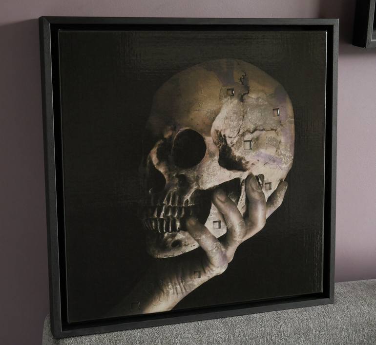 Original Realism Mortality Mixed Media by Georges DUMAS