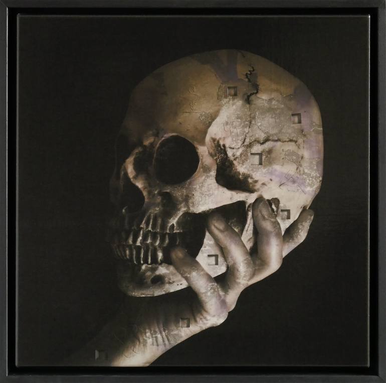 Original Realism Mortality Mixed Media by Georges DUMAS