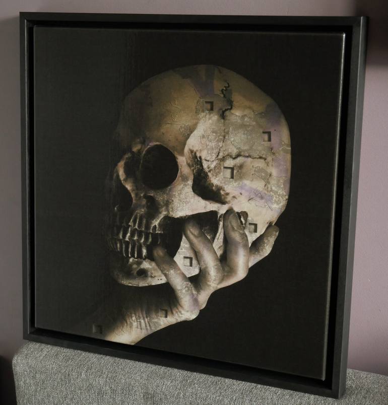 Original Realism Mortality Mixed Media by Georges DUMAS