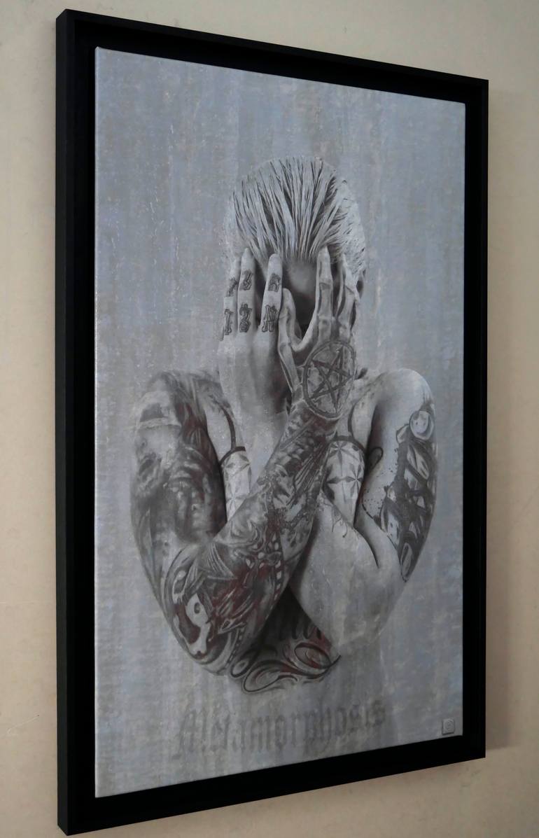Original Figurative People Mixed Media by Georges Dumas