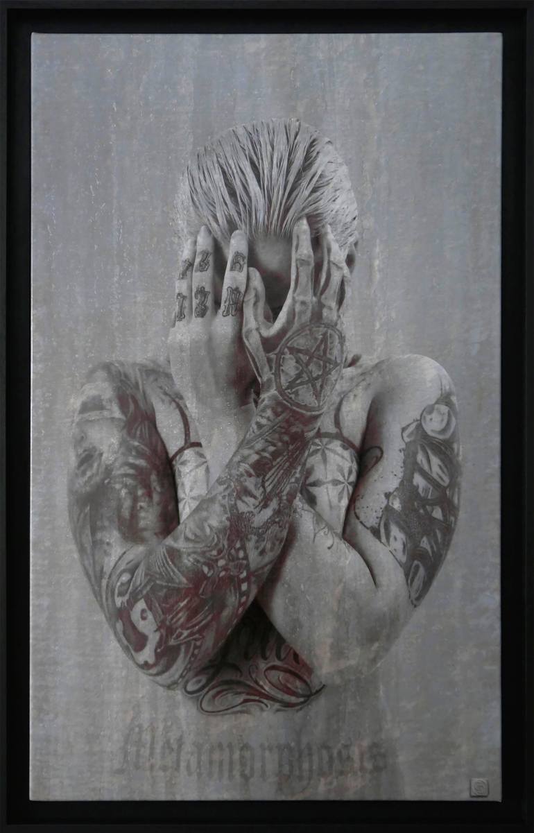 Original Figurative People Mixed Media by Georges Dumas
