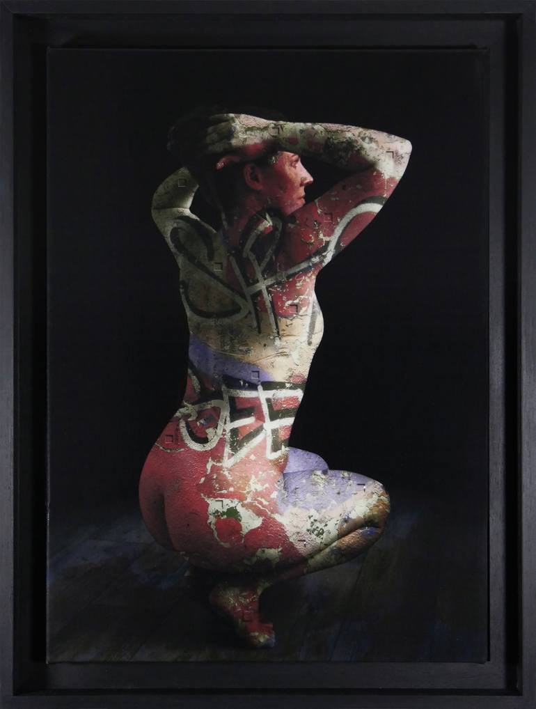 Original Digital Art Nude Mixed Media by Georges DUMAS
