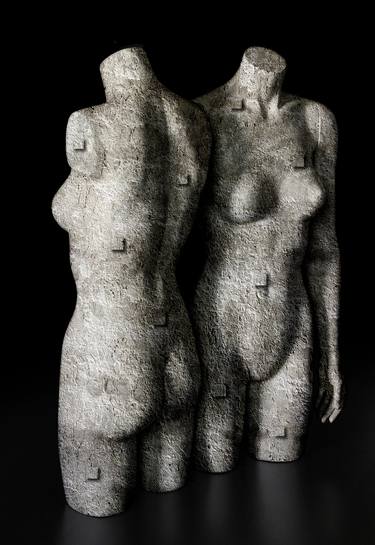Original Figurative Body Mixed Media by Georges DUMAS