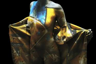 Original Figurative Nude Mixed Media by Georges Dumas