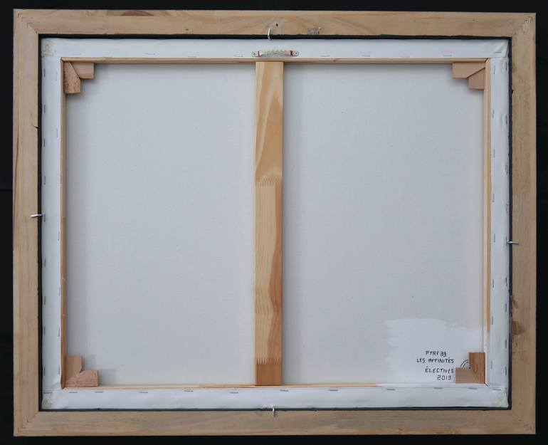 Original Geometric Body Mixed Media by Georges Dumas