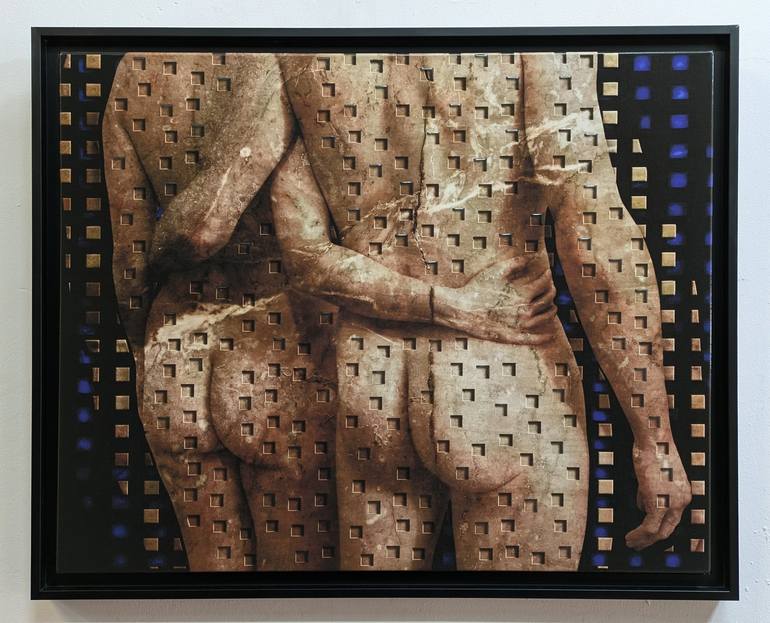 Original Geometric Body Mixed Media by Georges DUMAS