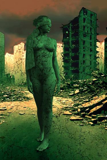 Original Contemporary Nude Mixed Media by Georges Dumas