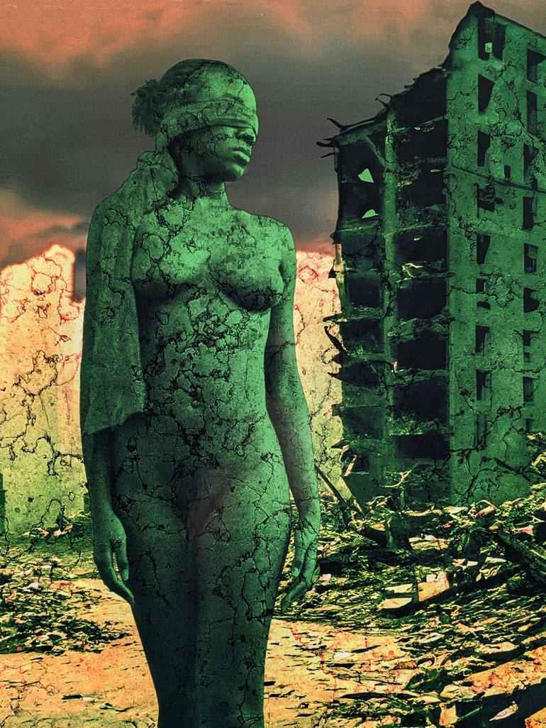 Original Contemporary Nude Mixed Media by Georges Dumas