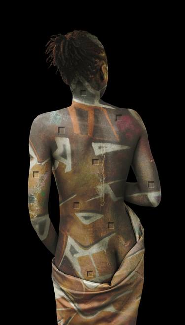 Original Figurative Nude Mixed Media by Georges Dumas
