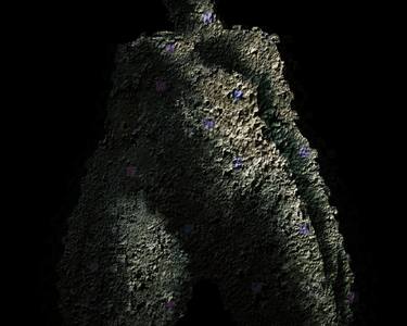 Original Expressionism Nude Mixed Media by Georges Dumas